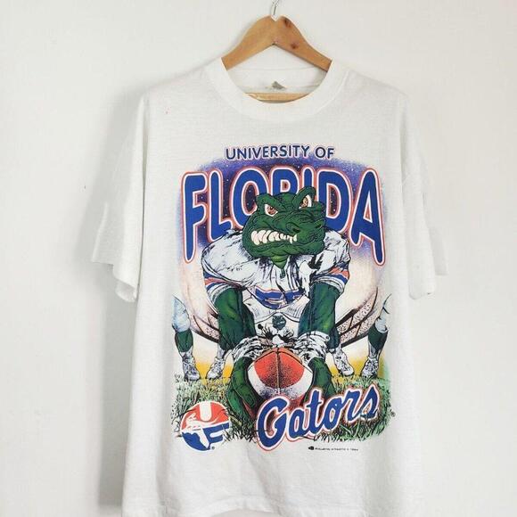 Other - Rare University Of Florida Gators Full-Print 90_S T-Shirt Football Shirt